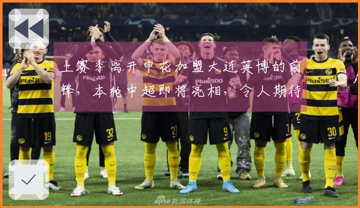 上赛季离开申花加盟大连英博的前锋，本轮中超即将亮相，令人期待